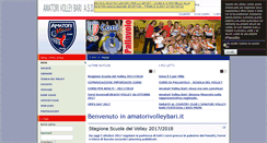 Desktop Screenshot of amatorivolleybari.it